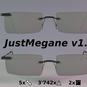 justMegane / justメガネ + ガラスシェーダー