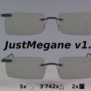 justMegane / just glasses + glass shader