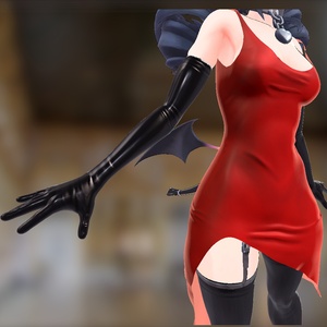 [3Dモデル]　justドレス　[衣装] [Unity / VRC] 缩略图 4