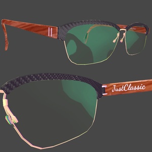 3D Model, justClassic glasses, VRC, glasses.