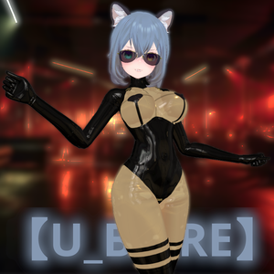 【VRC】QuQu Uのラバーレオタード【テクスチャ/マテリアル】