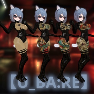【VRC】QuQu Uのラバーレオタード【テクスチャ/マテリアル】 缩略图 9