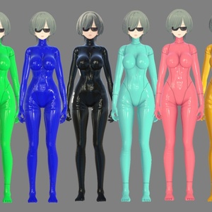 [VRC]森羅型ラバースーツ[MaterialSet] 缩略图 2