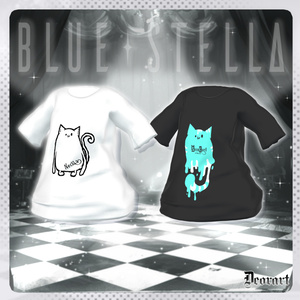 【Deorart モデル No.1リメイク】パンク系振袖パーカー・サルエルパンツコーデセット＆とろとろねこNECOLA #BLUESTELLA 缩略图 10