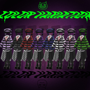 【#Deorart モデル No.3】Cheshire Cat Punk 10アバター対応 #BLUESTELLA 缩略图 4