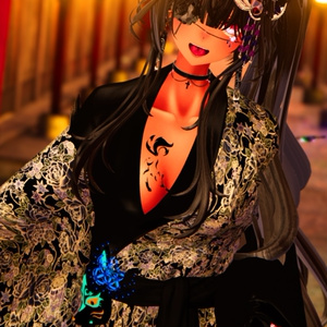 【#Deorart モデル No.4】モダン浴衣：燦然風雅 -sanzenfuga-  6アバター対応 #BLUESTELLA 缩略图 12