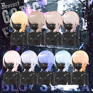 【 #Deorart モデル No.5】GOTHIC EYES + オリジナルヘアセット 20アバター対応 #BLUESTELLA 缩略图 14