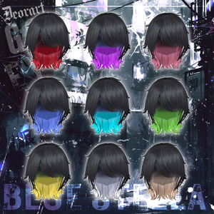 【 #Deorart モデル No.5】GOTHIC EYES + オリジナルヘアセット 20アバター対応 #BLUESTELLA 缩略图 19