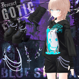 【 #Deorart モデル No.5】GOTHIC EYES + オリジナルヘアセット 20アバター対応 #BLUESTELLA 缩略图 11