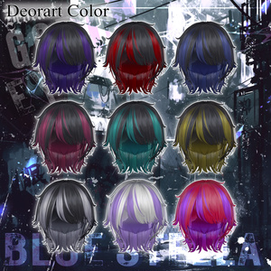 【 #Deorart モデル No.5】GOTHIC EYES + オリジナルヘアセット 20アバター対応 #BLUESTELLA 缩略图 16