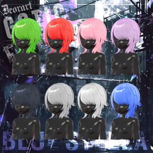 【 #Deorart モデル No.5】GOTHIC EYES + オリジナルヘアセット 20アバター対応 #BLUESTELLA 缩略图 15