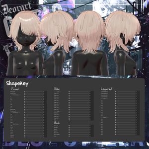【 #Deorart モデル No.5】GOTHIC EYES + オリジナルヘアセット 20アバター対応 #BLUESTELLA 缩略图 20