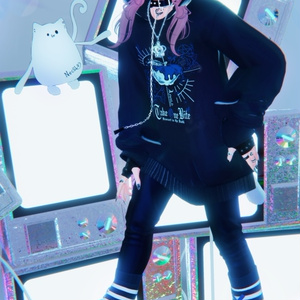 【 #Deorart モデル No.7】NoirCat　 15アバター対応  #BLUESTELLA 缩略图 21