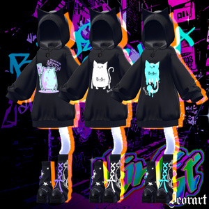 【 #Deorart モデル No.7】NoirCat　 15アバター対応  #BLUESTELLA 缩略图 6