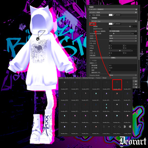 【 #Deorart モデル No.7】NoirCat　 15アバター対応  #BLUESTELLA 缩略图 11