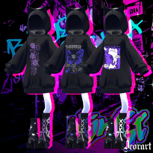 【 #Deorart モデル No.7】NoirCat　 15アバター対応  #BLUESTELLA 缩略图 9