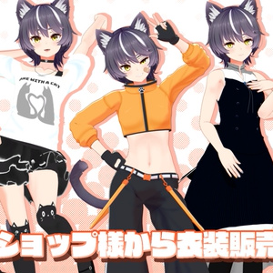 VRChat向け3Dモデル『ニャスカ！-Nyasuka!-』 缩略图 6