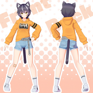 VRChat向け3Dモデル『ニャスカ！-Nyasuka!-』 缩略图 2