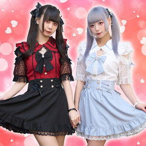魔法少女 ロリータ デニムセットアップ SEASONZ アイドル系 デニム セットアップ コンカフェ ライブ衣装