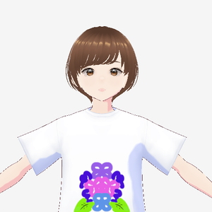 無料　アジサイTシャツ