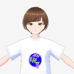 地球と春の花(小花柄)