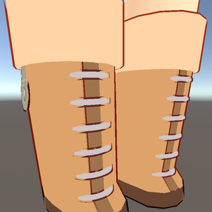 (Old ver)ロポリこん ブーツ (Lowpoly Kon Boots)