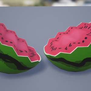 【3Dモデル】西瓜【無料版あり】