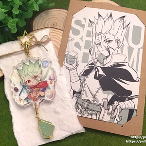 希少　レア　Dr.stone カフェ　アクリルスタンド　あさぎりゲン　石神千空 希少 レア Dr.stone カフェ アクリルスタンド あさぎりゲン 石神