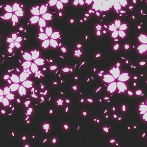 エフェクト素材・桜散幕