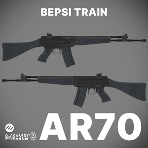 【Modular Avatar対応・VRChat想定】AR70小銃 【Modular Avatar Compatible / For VRChat】AR70 Rifle