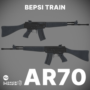 【Modular Avatar対応・VRChat想定】AR70小銃 【Modular Avatar Compatible / For VRChat】AR70 Rifle