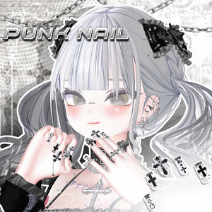 揺れるチェーン付き ✟punk nail☠【MA対応】 缩略图 9