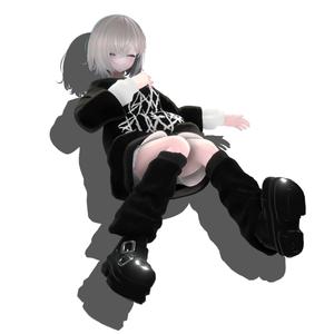 シンプルなサブカル服　3Dモデル【VRChat対応】｜なめろうのおみせ