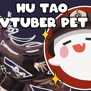 VTUBER PET HUTAO | Live2D | Genshin Impact | Hu Tao | Ghost | Ghost Vtuber pet for Twitch and Streaming