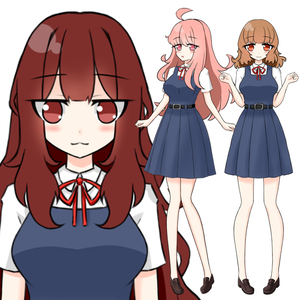立ち絵素材（学生11～20）