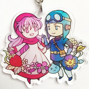 ロレムンアクリルキーホルダー