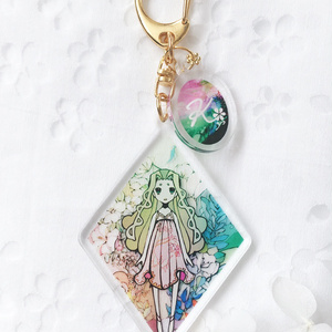 【彩られた世界】アクリルキーホルダー