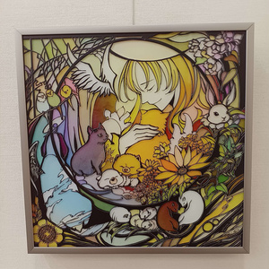あなたがいて、幸せだった【個展展示アクリル作品】
