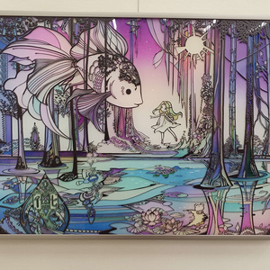 嘘つきな森【個展展示アクリル作品】