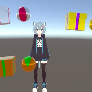 Gift Container You Can Hand to Others [VRChat]