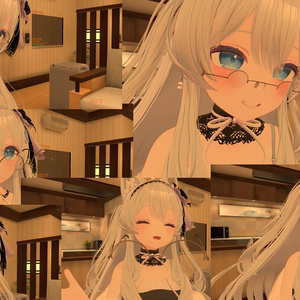シンプル眼鏡ギミック【VRChat】