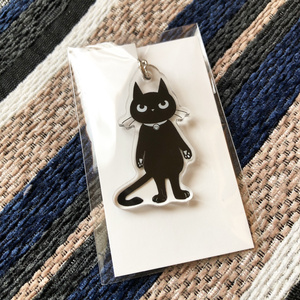 黒猫ぷーちゃん　小さいキーホルダー