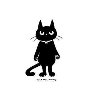 黒猫ぷーちゃん　トートバッグ