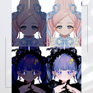 🌟星屑クリスタルフラワーアイ【フィユエ（fyuett）対応】【eye textures】 缩略图 2