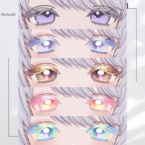 🌟星屑クリスタルフラワーアイ【フィユエ（fyuett）対応】【eye textures】 缩略图 5