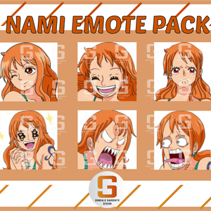 6 Nami One Piece Emotes