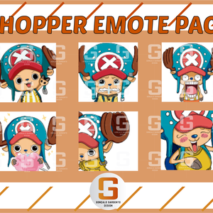 6 Chopper (One Piece) Emotes Pack