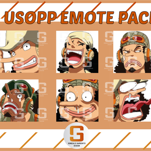 6 Usopp (One Piece) Emotes 