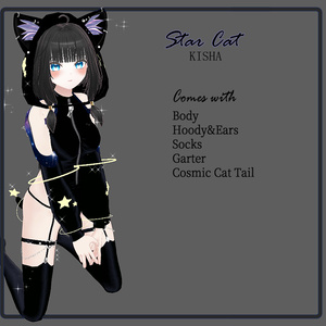 STAR CAT 【スター猫】「For Kisha」 ♡宇宙ランジェリー♡