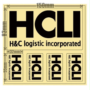 HCLIステッカー[black]
